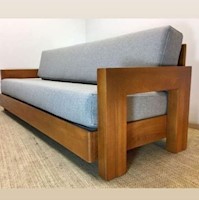Sofa Terraza Dmuebles 3 Cuerpos Norwich - Gris