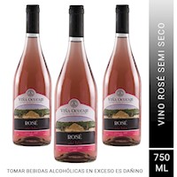 Pack x3 Vino Rosé Ocucaje 750 ml