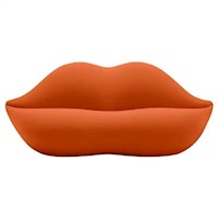 Sofá Dmuebles Kiss Lips 3 asientos - Naranja