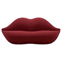 Sofá Dmuebles Kiss Lips 3 asientos - Guinda