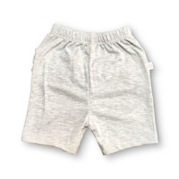 SHORT DE ALGODÓN PARA BEBE NIÑA - GRIS