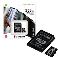 MEMORIA MICROSD KINGSTON 256GB + ADAPTADOR SD