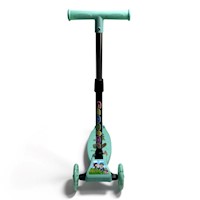 Scooter Brainrot Plegable Niños Celeste