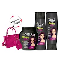 Pack Divina Cor Skala Para Cabello Teñido + Cartera De Mano Regalo