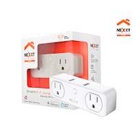 Enchufe Inteligente Nexxt NHP-D610 2 Salidas NEMA 5-15R 2 USB Control Voz