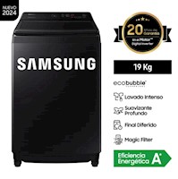 Lavadora Samsung EcoBubble 19KG WA19CG6441BV/PE Negro