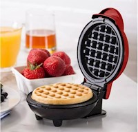 Mini Waflera Portátil Eléctrica - Diseño Circular