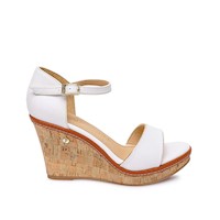Sandalia D'Orsay Casual WAL-2606 Blanco Piazza