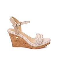 Sandalia D'orsay Casual WAL-2610 Hueso Piazza