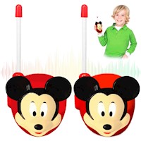 Walkie Talkies Inalámbrico para Niños Intercomunicador Mickey Mouse