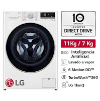 Lavaseca LG AI DD 11/7KG WD11WVC3S6 Blanca