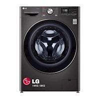 Lavaseca LG Carga Frontal 14 Kg / 08 Kg WD14BVC2S6C - Negro Acero