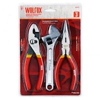 JUEGO HERRAMIENTAS 3 PIEZAS WOLFOX WF0610