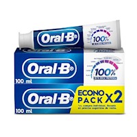 Pack Pasta Dental Oral-B 100% 2x100 ml