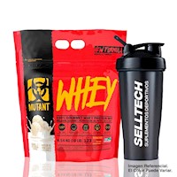 Proteína Mutant Whey 10 Lb Vainilla + Shaker