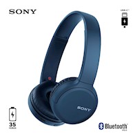 Audífonos Sony WH-CH510 Bluetooth 35 Horas C/Micro - Azul