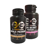 Aguaje Premium 100 capsulas + Acai Berry 100 capsulas