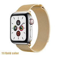Pulsera Milanese Loop Dorado smartwatch & apple watch 38/40/41 mm
