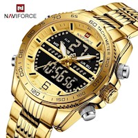 Reloj Hombre Naviforce Acero Dorado NAV-84