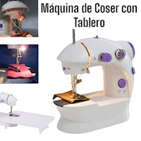 Máquina de Coser Portátil con Pedal Dual a Corriente o a Pilas