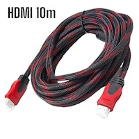 Cable HDMI-HDMI con Filtro 10m 10metros Full HD 3D V1.4 Enmallado