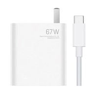 Xiaomi Cargador Original Carga Rápida 67w + Cable Usb C, 6 A