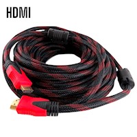Cable HDMI-HDMI con Filtro 30m 30metros Full HD 3D V1.4 Enmallado
