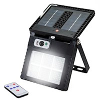 Reflector Luz LED 120W Solar de Autocarga Sensor de Movimiento