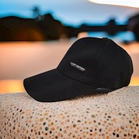 Gorra Gorro deportivo para hombre sombrero negro color entero