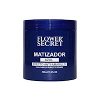 Shampoo Azul Flower Secret 500ml Efecto Anti-Amarillo