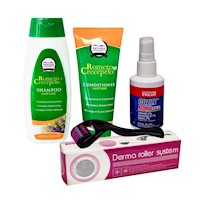 Pack Shampoo Romero + Acondicionador + Creze Max + Derma Roller