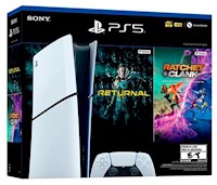 Consola PlayStation 5 Slim Digital Bundle incluye Returnal + Ratchet and Clank