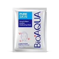 Mascarilla Facial Anti-Acné Pure Skin - Bioaqua 30gr x 10