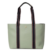 Tommy Hilfiger Bolso Tote Kiara Con Guijarros A Rayas