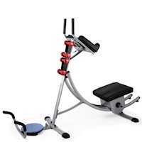 Máquina  Para Abdominales twister y pesas + ligas  F600