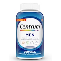 Centrum Multivitamínico Hombre 200 Tabletas