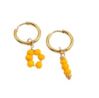 Aretes de Mujer Bañados en Oro 18k Yellow