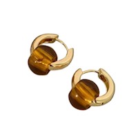 Aretes de Moda para Mujer Bañados en Oro 18K