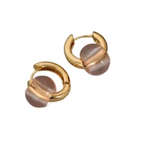 Aretes de Moda para Mujer Bañados en Oro 18K