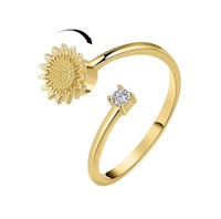 Anillos Girasol Redimensionables y Giratorios