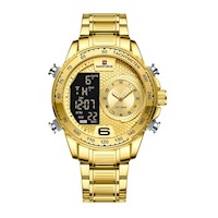 Reloj Naviforce Hombre Acero Dorado NAV-111