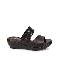 Sandalia Strap Casual WIL-2601 Negro Viale Cuero