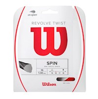 Wilson - Set De Cuerdas Para 1 Raqueta De Tenis - Revolve Twist 16 - Rojo