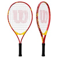 Wilson - Raqueta de Tenis Para Niños - Us Open 23 (7-8 Años) - 2022 - Naranja