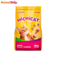 Comida De Gato Michicat Pollo Sardina 18Kg