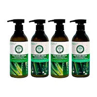 2 und Crema Aloe Vera 300ml y Crema de Bambú 300ml - Wokali