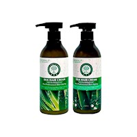 Crema Aloe Vera 300ml y Crema de Bambú 300ml - Wokali