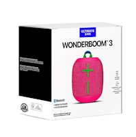 Parlante UE Wonderboom 3 Bluetooth Waterproof Hyper Pink