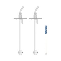 Set x2 Repuestos de cañita para boca ancha