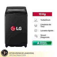 Lavadora LG 13 KG WT13OBVTB Negro